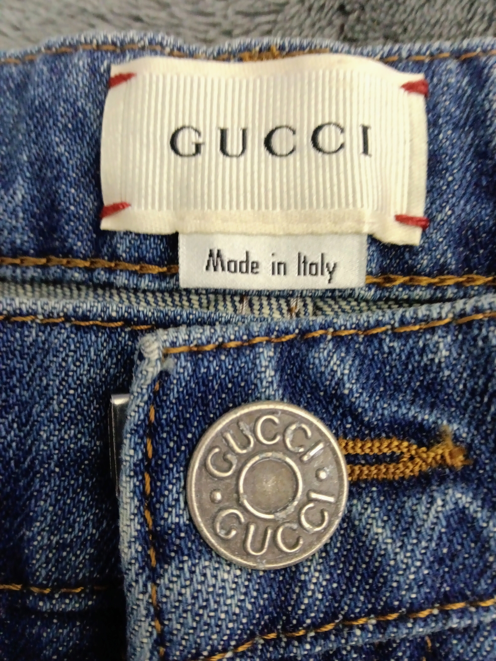 Gucci Blue Denim Women Jeans Size ,12